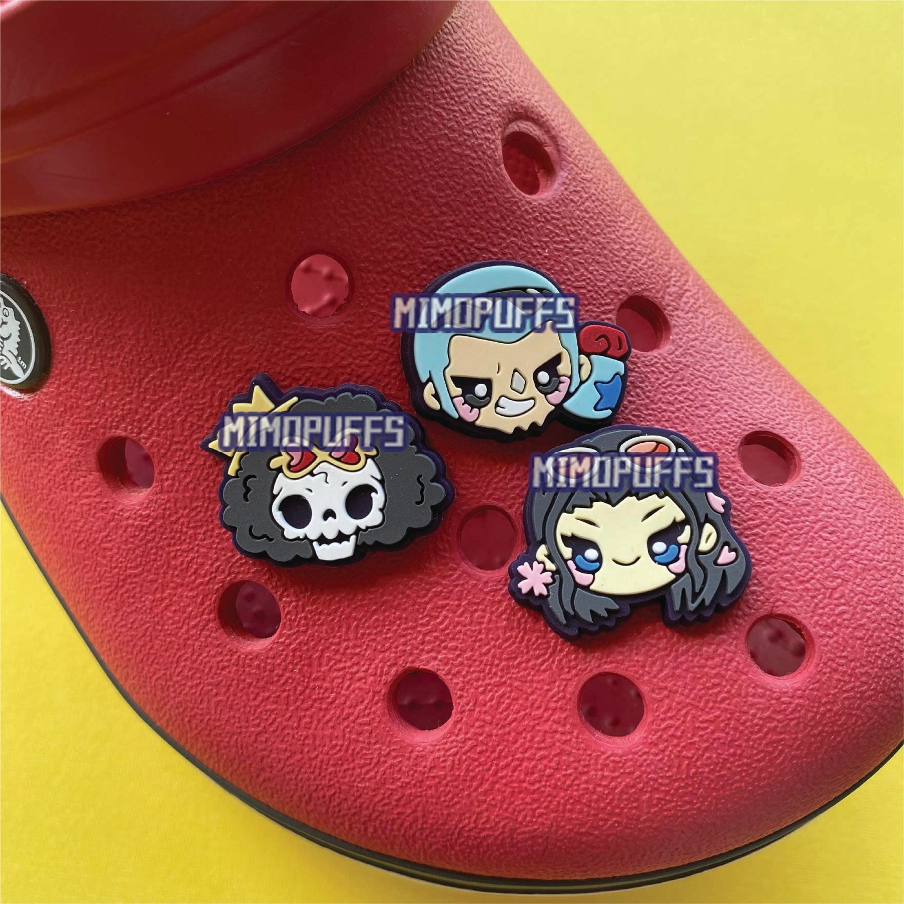 O P Rubber Croc Charms – Mimopuffs